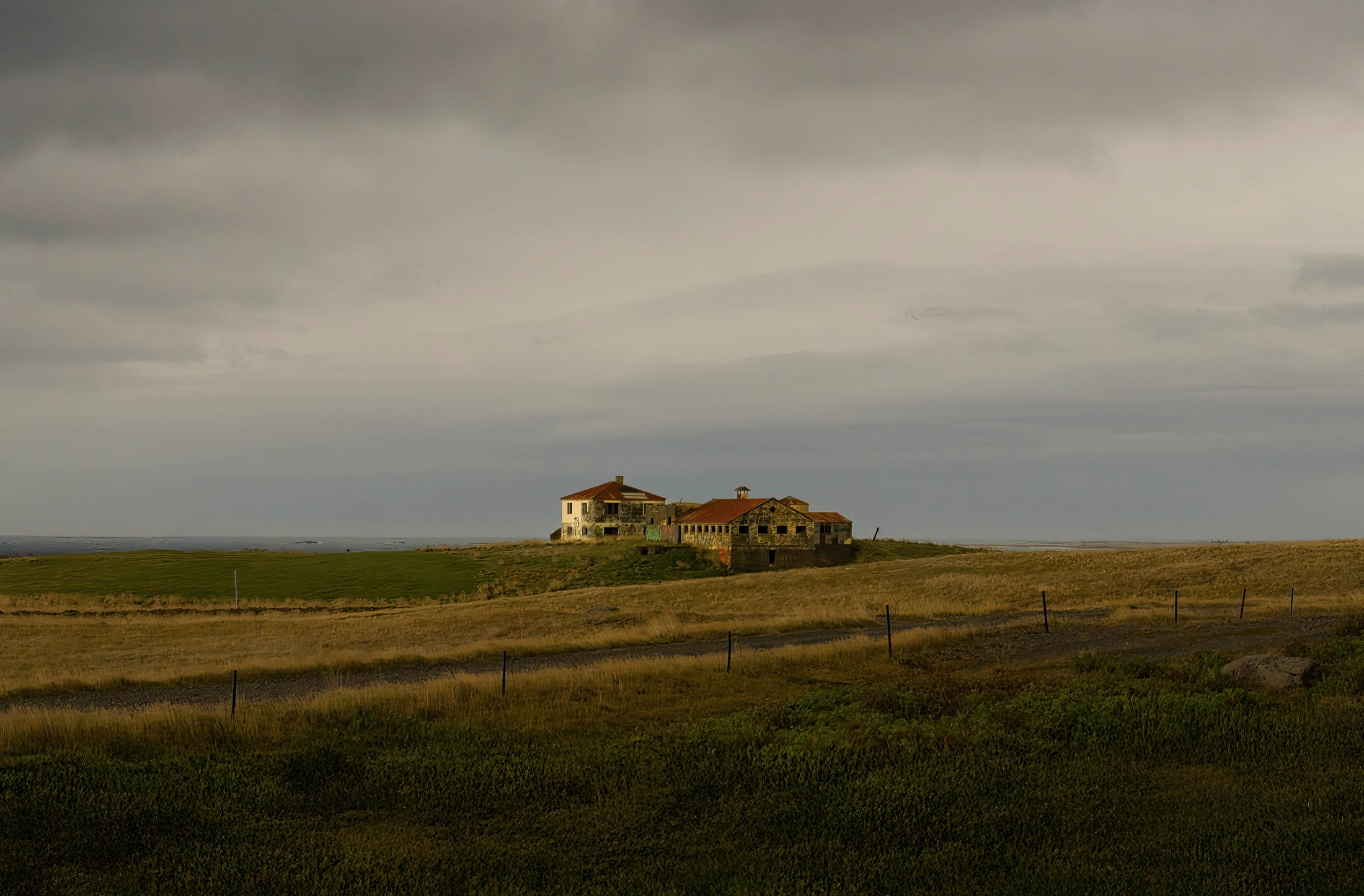 Red Roofed Building, Iceland II
