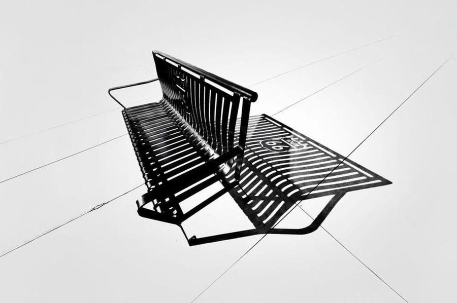 Route 66 Bench