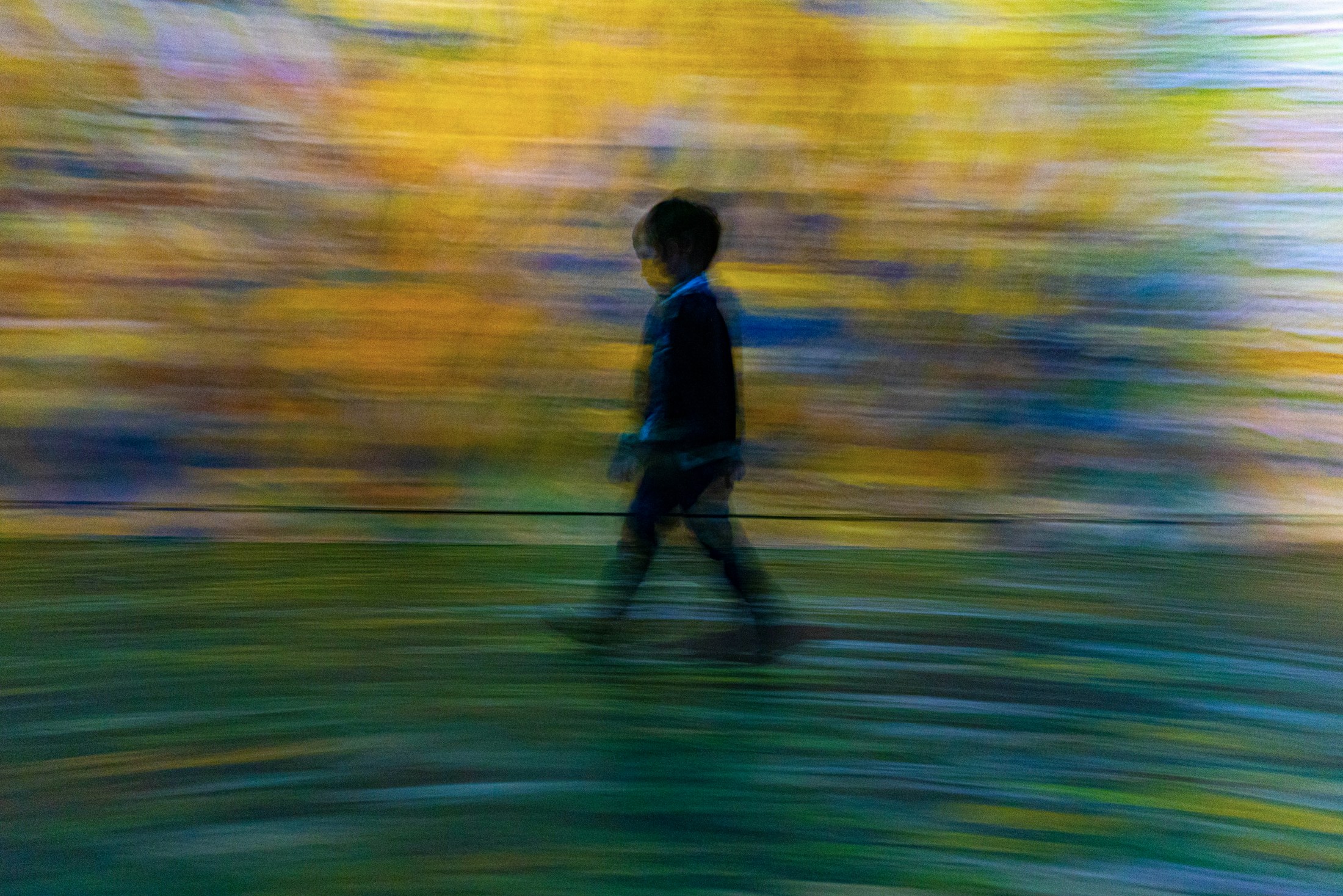 Boy Walking