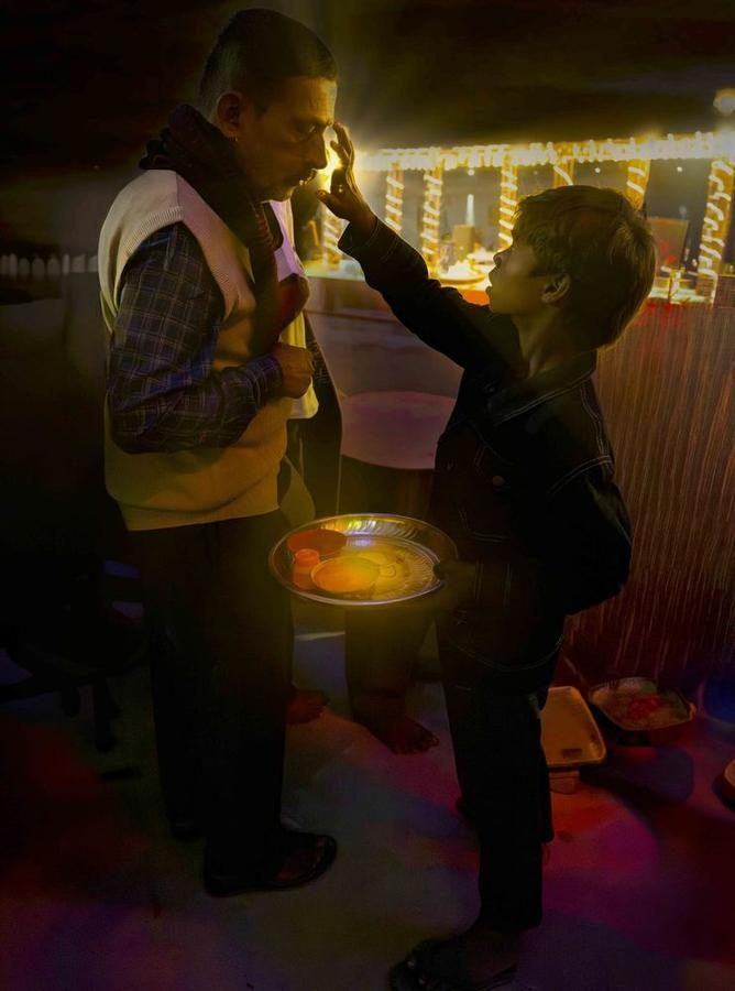 Blessing by the Pier, India