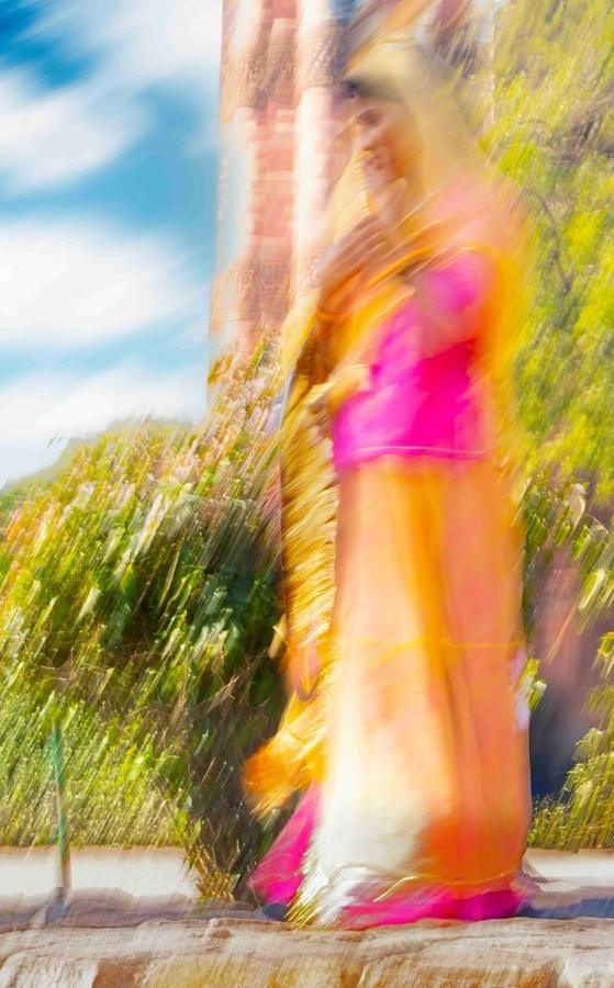 Woman in a Yellow Dress, India