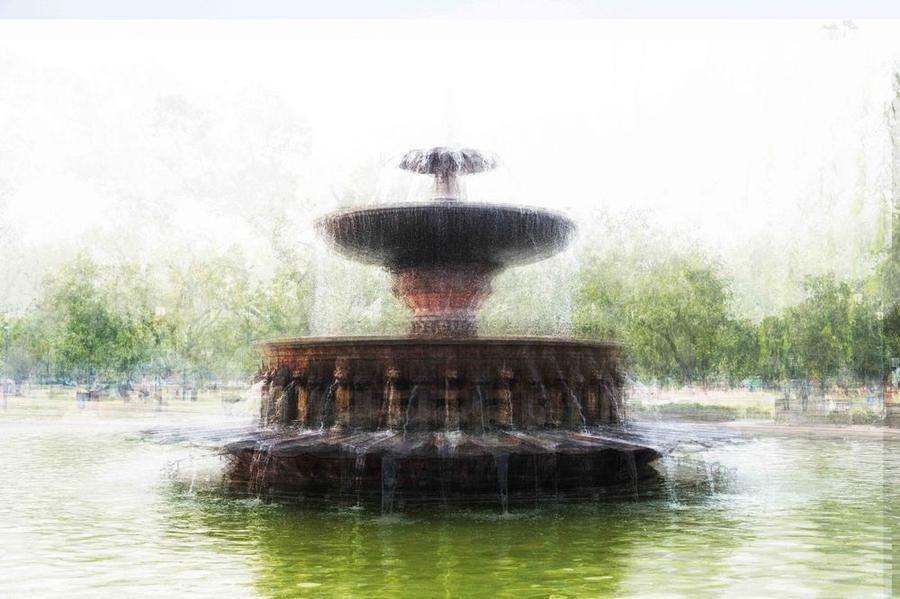 Kartavya Path Fountain, New Delhi